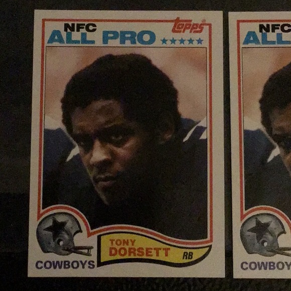 Topps Other - Tony Dorsett 1982 Topps lot of 3 cards